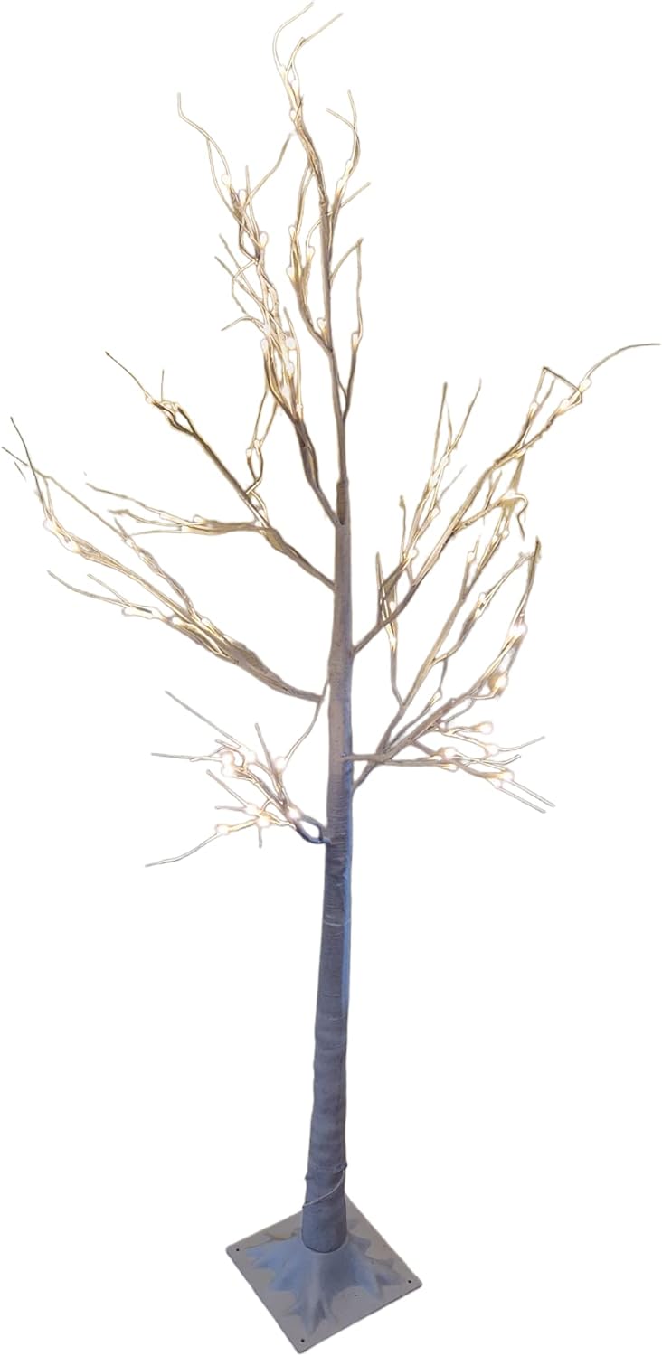 Dekoracyjna choinka LED, 150 cm, ciepła biel 3000k, 80 diod LED, transformator 24V, do wnętrz/na zewnątrz