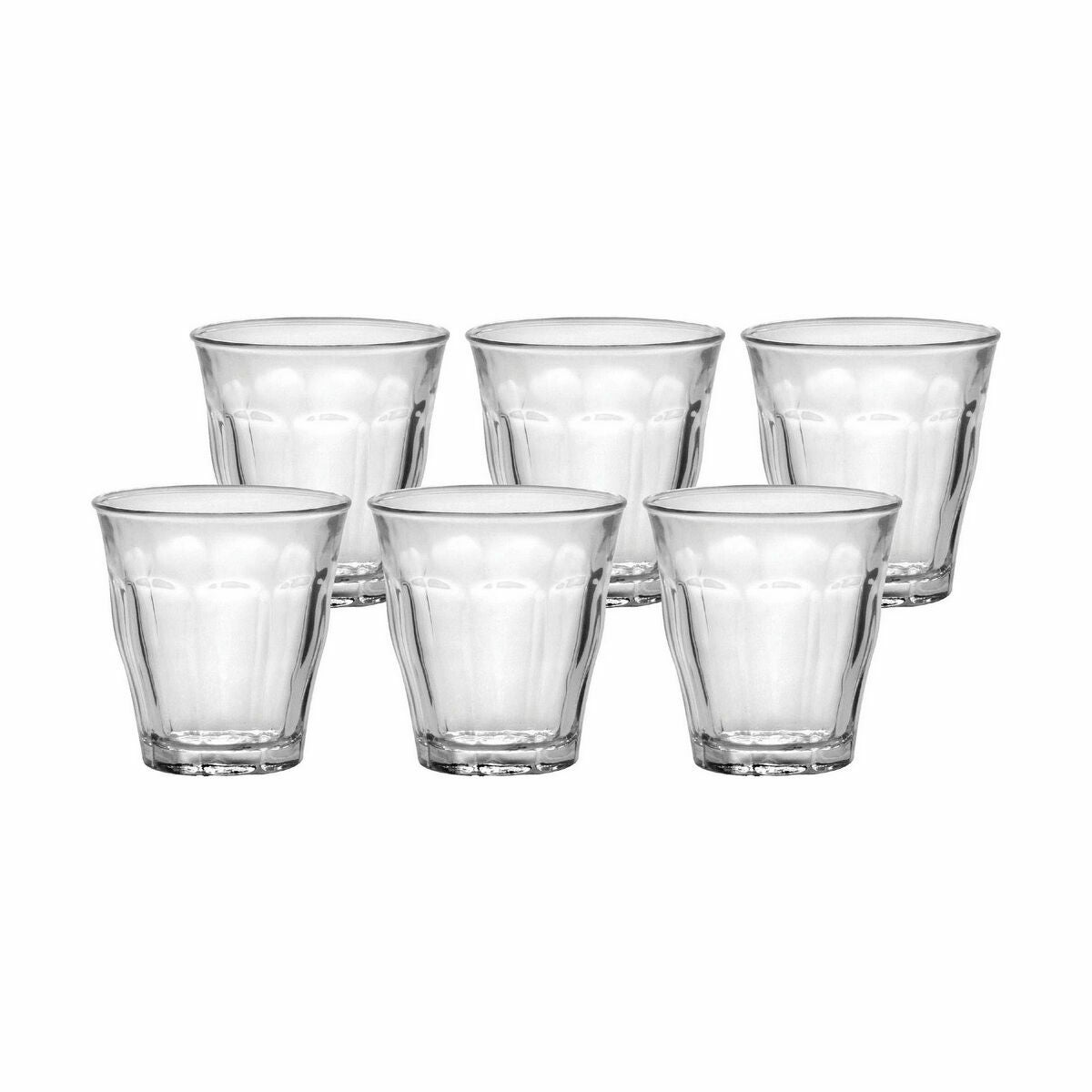 Opakowanie 6 par okularów Duralex Picardie Glass cl 9 transparentnych