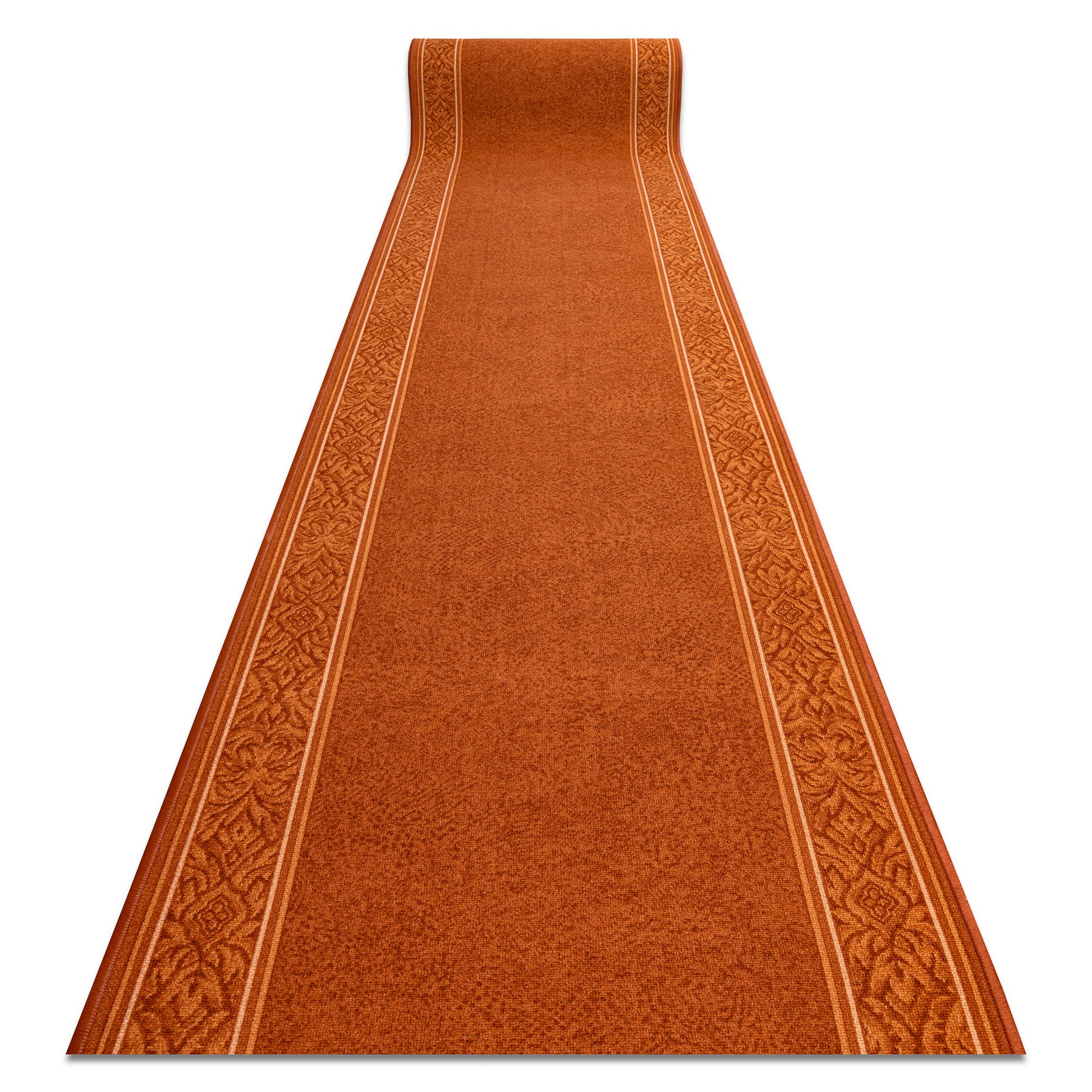 CHODNIK PODGUMOWANY ST.TROPEZ rudy 84 RAMKA PRZECIERANY antypoślizgowy 100cm 100x1150 cm