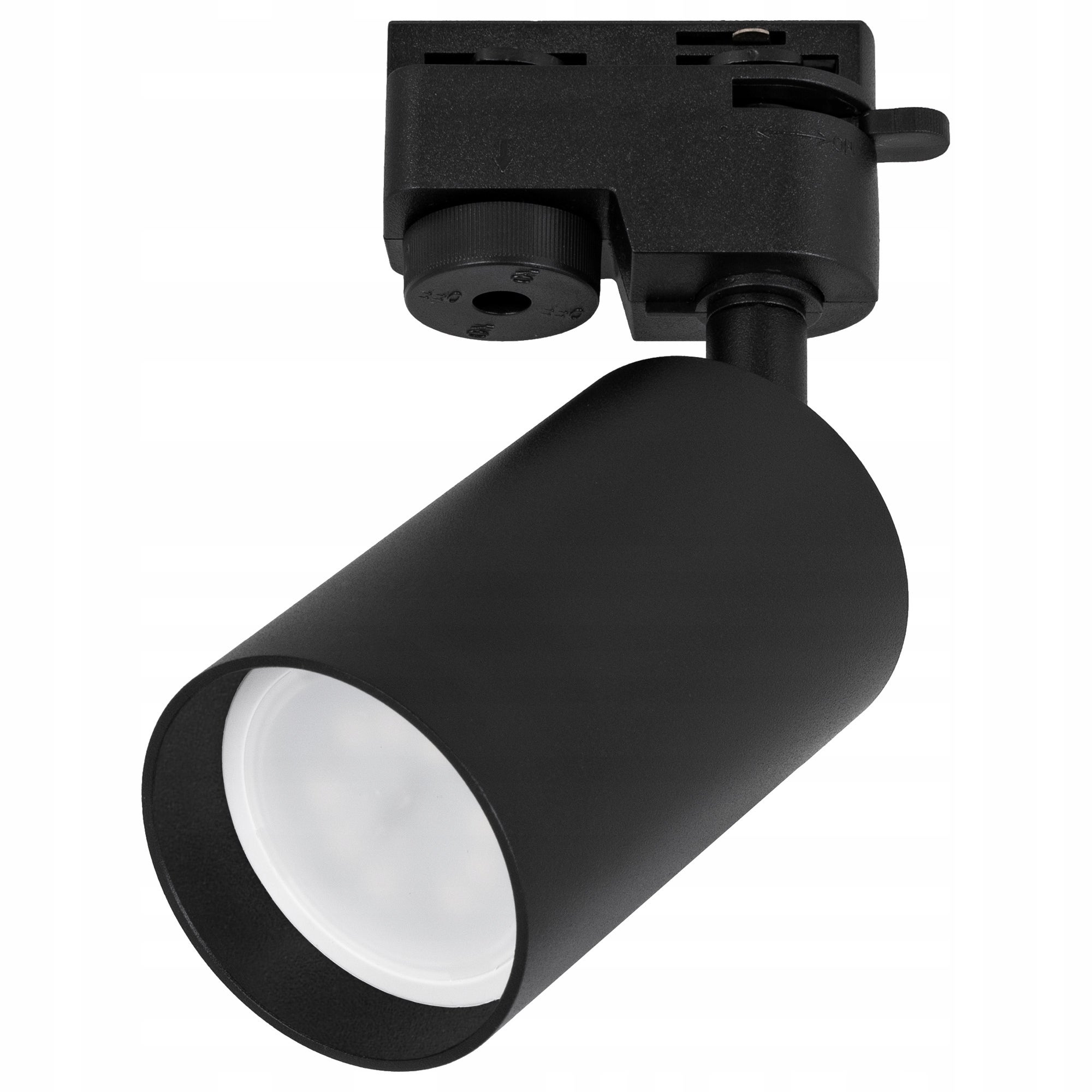 Reflektor szynowy GU10 czarny - Oprawa na szynę LED - Lampa sufitowa LED do pokoju biura ruchoma - LEDHOFF