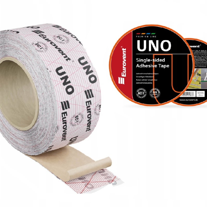Taśma do folii paroizolacyjnych membran Eurovent Uno 50 mm x 25 m