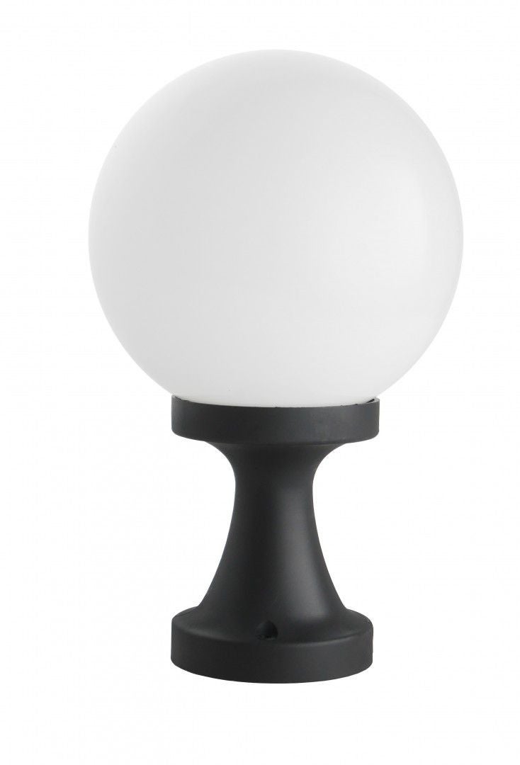 Lampa ogrodowa stojąca Kule czarna 1xE27x60W wym: 36 x 20 x 20 cm tworzywo sztuczne SU-MA