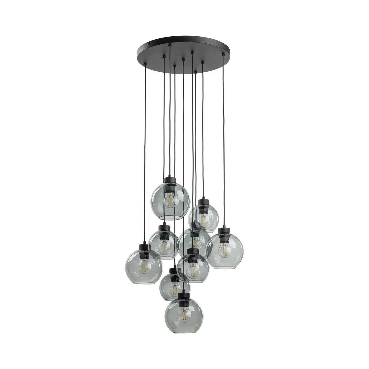 CUBUS GRAPHITE LAMPA WISZĄCA 9 KOŁO