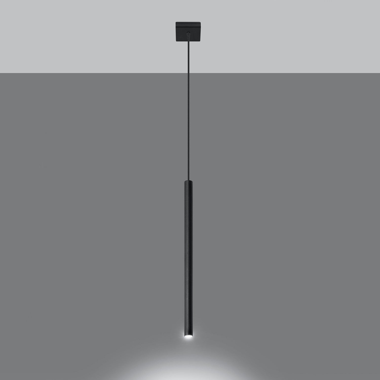 Lampa wisząca PASTELO 1 Czarna Sollux Lighting SL.0469