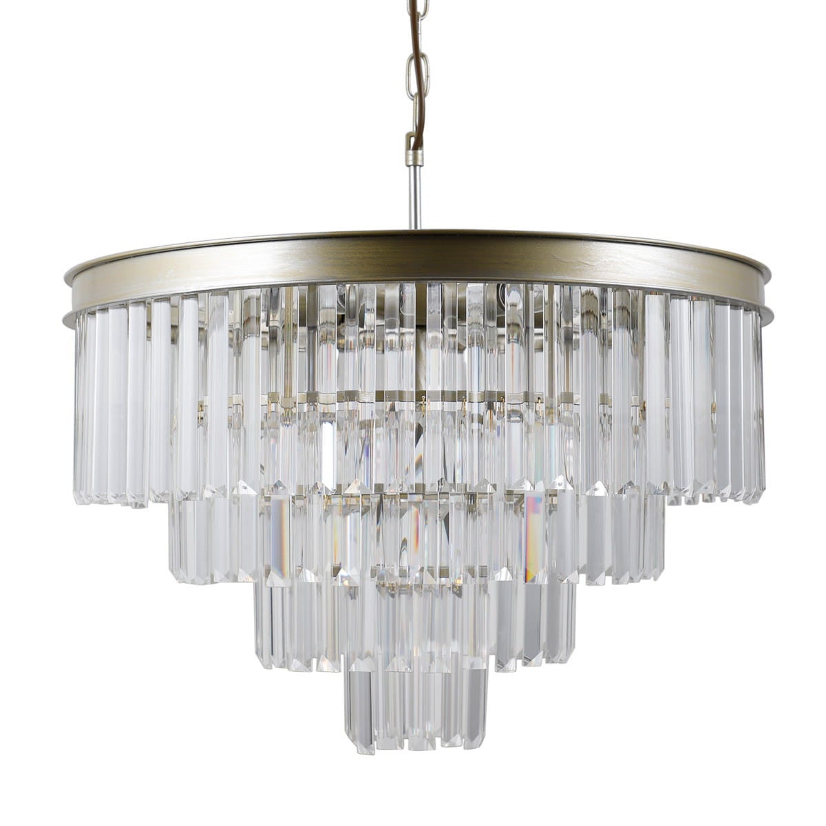 Lampa wisząca Verdes złoty szampański 8 x E14 x 40W wym:100x56x56cm Italux