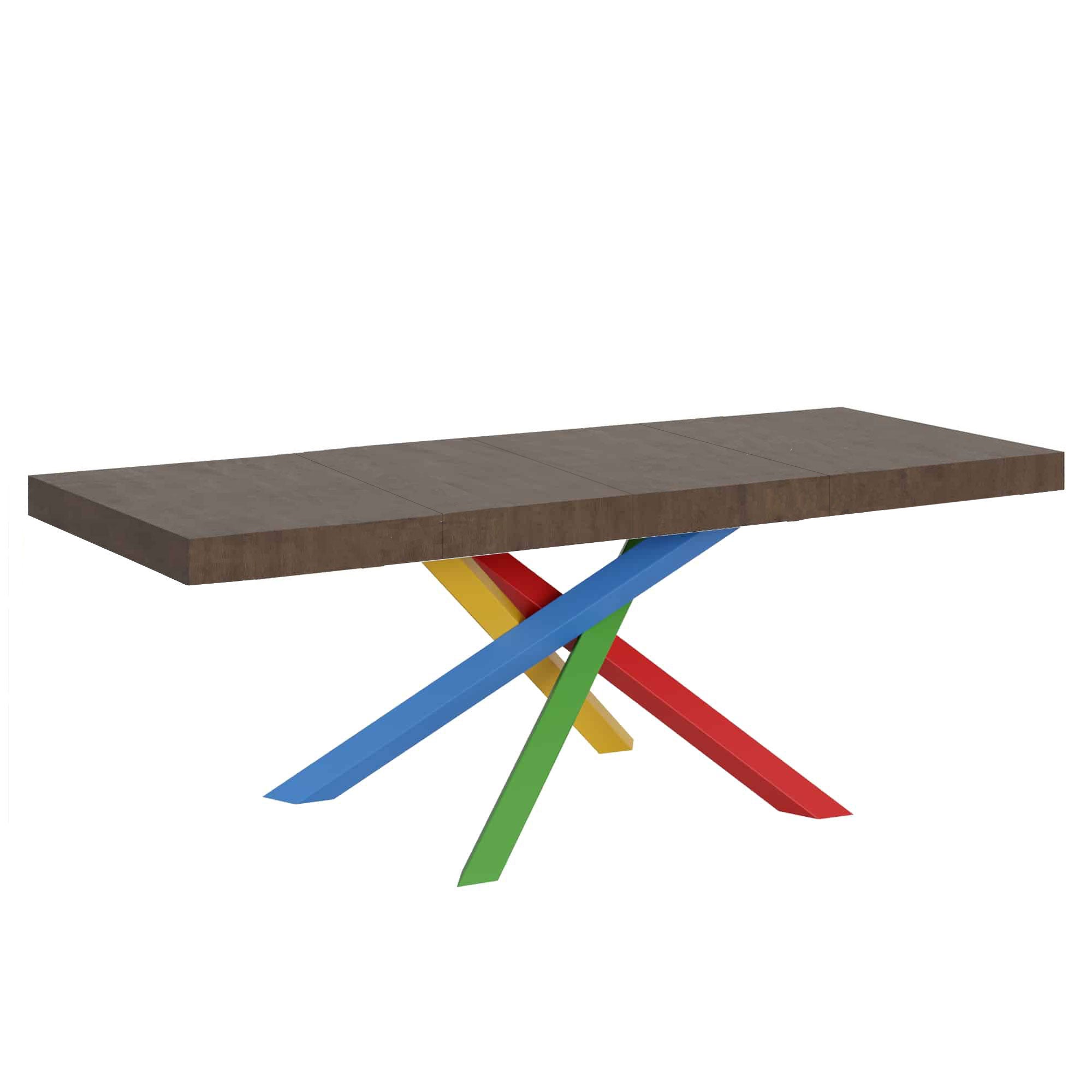 Stół rozkładany 90x180/284 cm Volantis Premium orzech rama 4/B