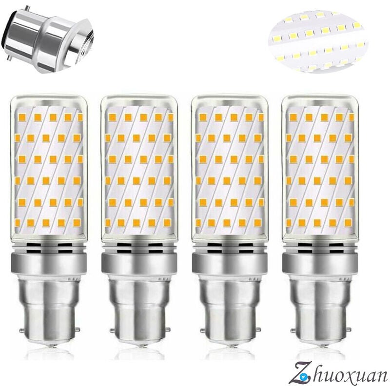Żarówka LED B22 16 W, zimna biel 6000 K, Betterlife 1600 lm, odpowiednik halogenu B22 o mocy 100–120 W, prąd zmienny 230 V, żarówka B22 do garażu/stud