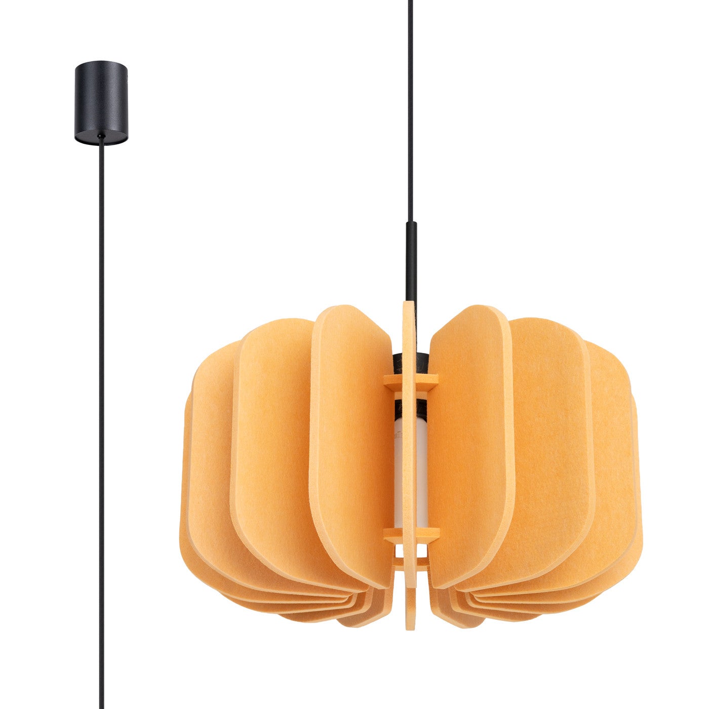 Lampa wisząca Sollux Lighting MULA 45 żółta