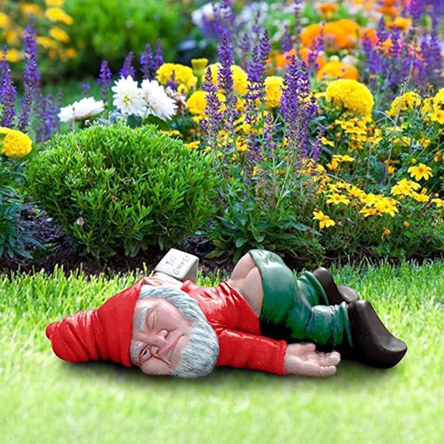 Figurki z żywicy do dekoracji podwórza, kreatywne miniaturowe krasnale ogrodowe, statua ogrodowa krasnala, dekoracje z kreskówek