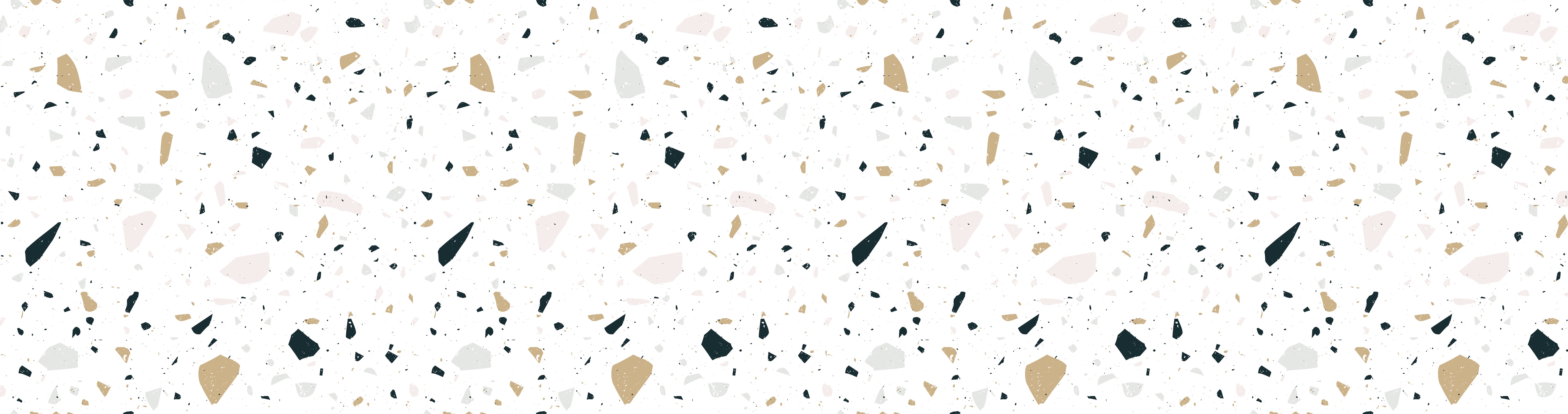 Dywan winylowy Terrazzo Aquiles 66x250 cm - antypoślizgowa wykładzina PVC z gładkim nadrukiem, winylowa do kuchni lub salonu, zmywalna
