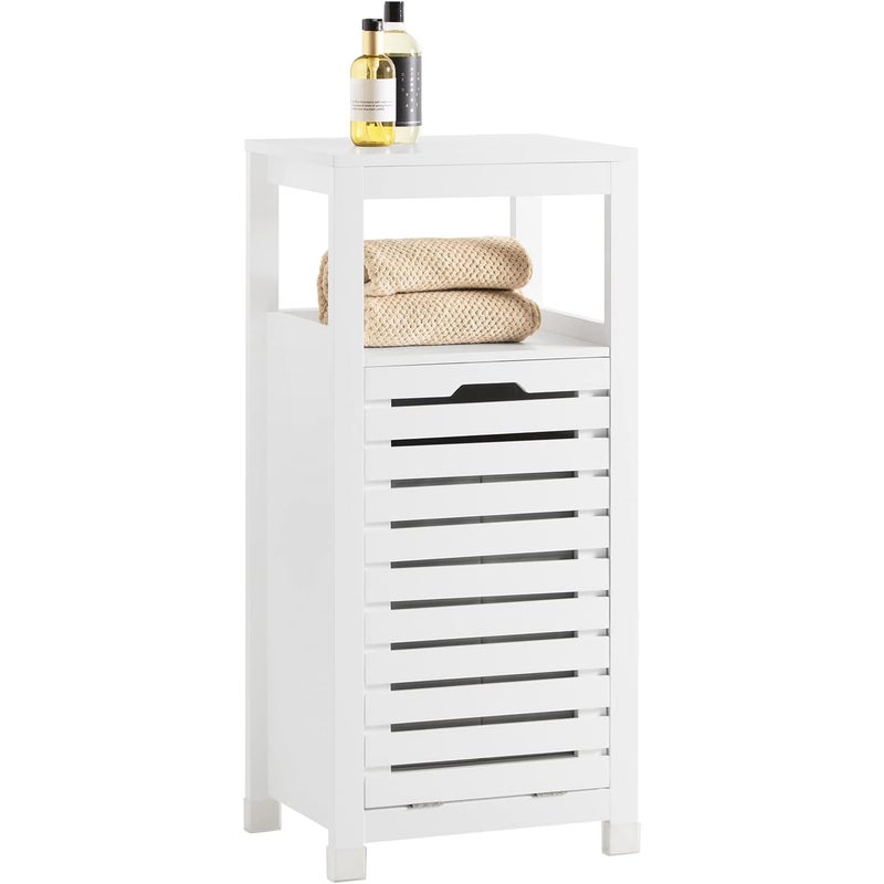 SoBuy Szafka łazienkowa Biały 42x30x90 cm BZR67-W