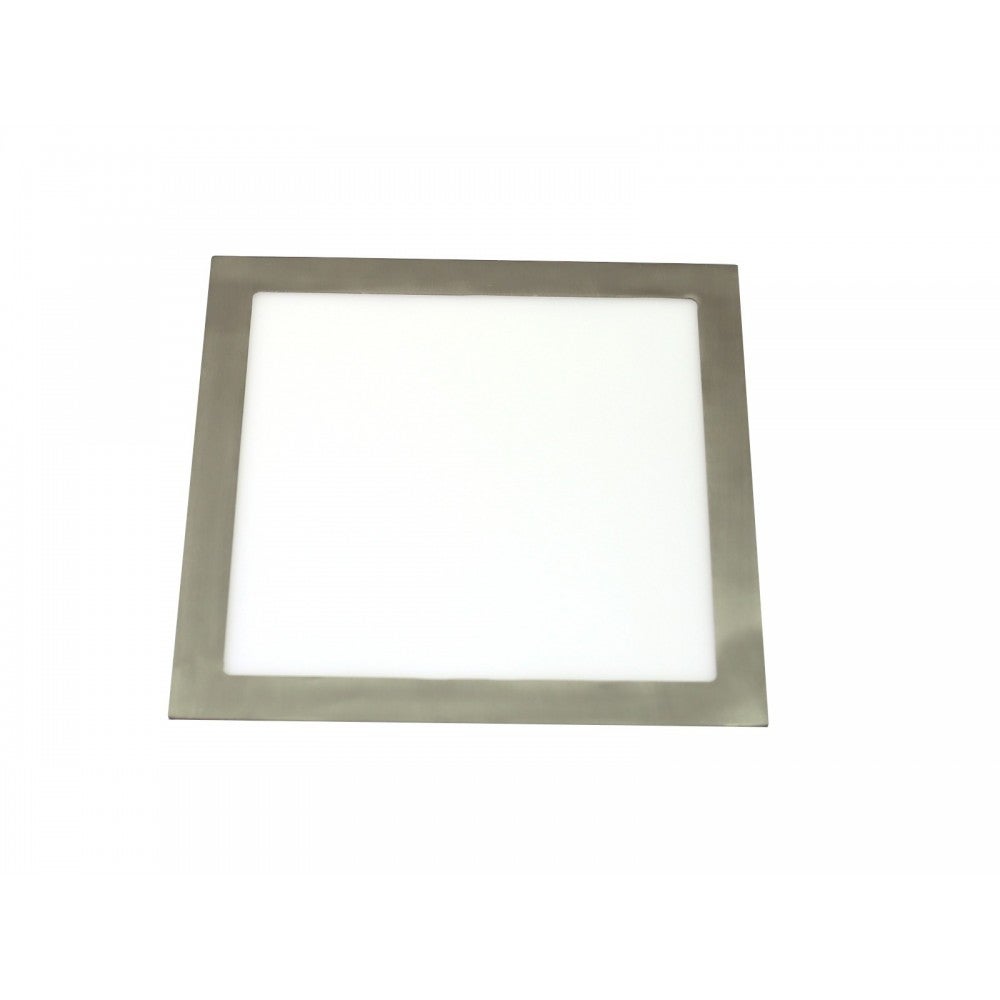 Downlight led 18W neutralny biały 4200K kwadratowy wpuszczany downlight stalowe wykończenie