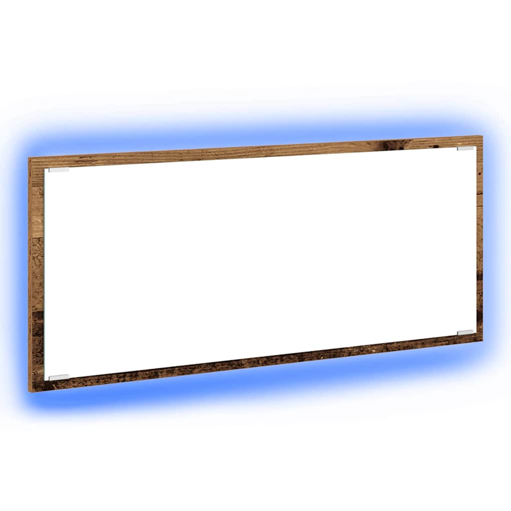 Lustro Stare drewno 90 x 8,5 x 37 cm Drewno inżynieryjne