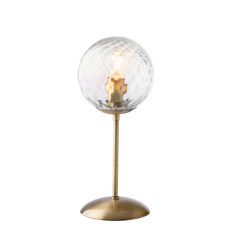 Lumetto in ferro bronzato spazzolato 1 luce H.32 - Ø13