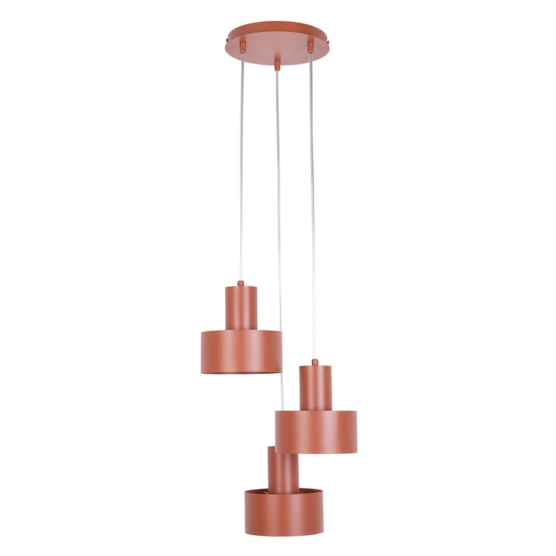 Lampa wisząca RIF ceglana 3 x E27 x 15W wym: 70 x 33 x 33 cm Sigma Lighting
