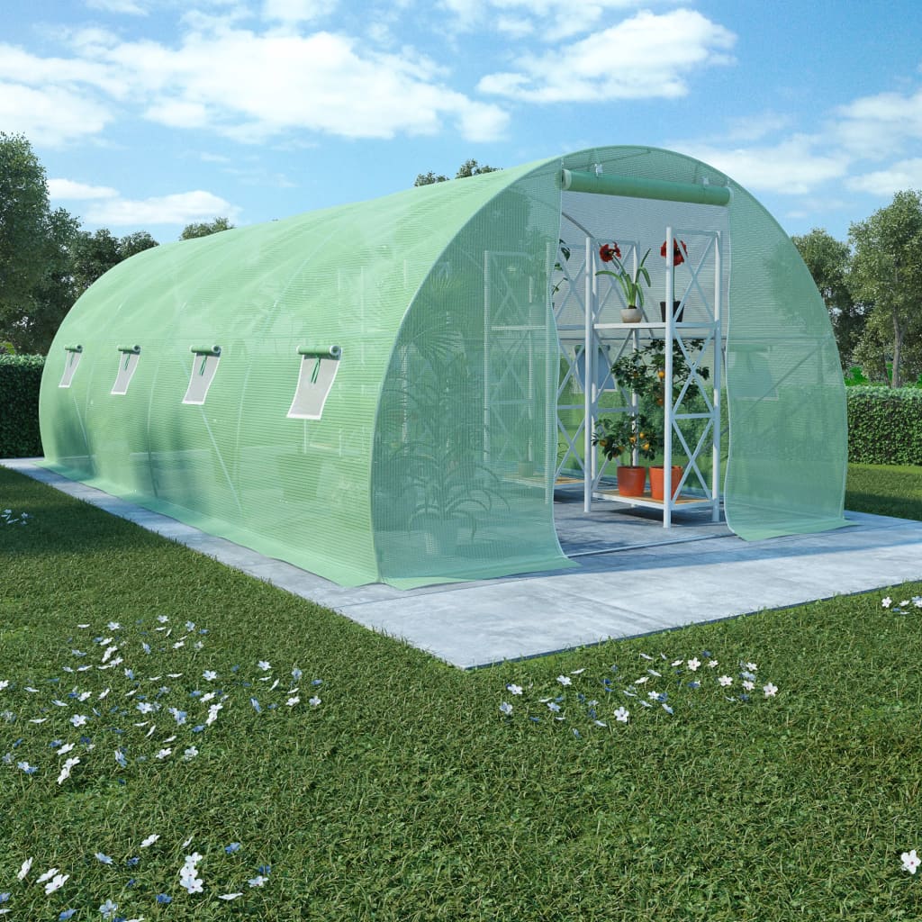 Szklarnia ogrodowa, 18 m², 600 x 300 x 200 cm vidaXL