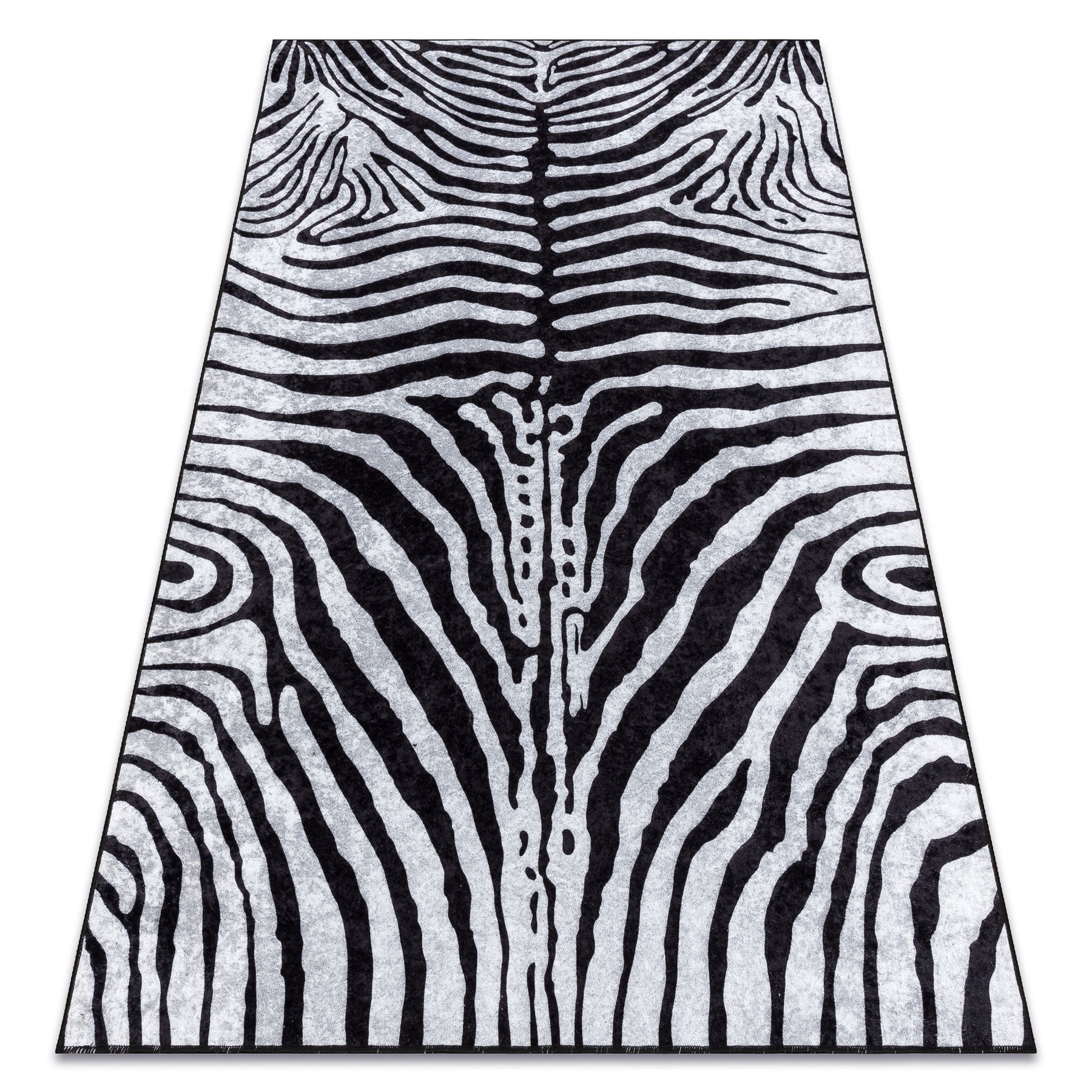 Dywan do prania MIRO 51331.803 Zebra antypoślizgowy - czarny / biały 200x290 cm