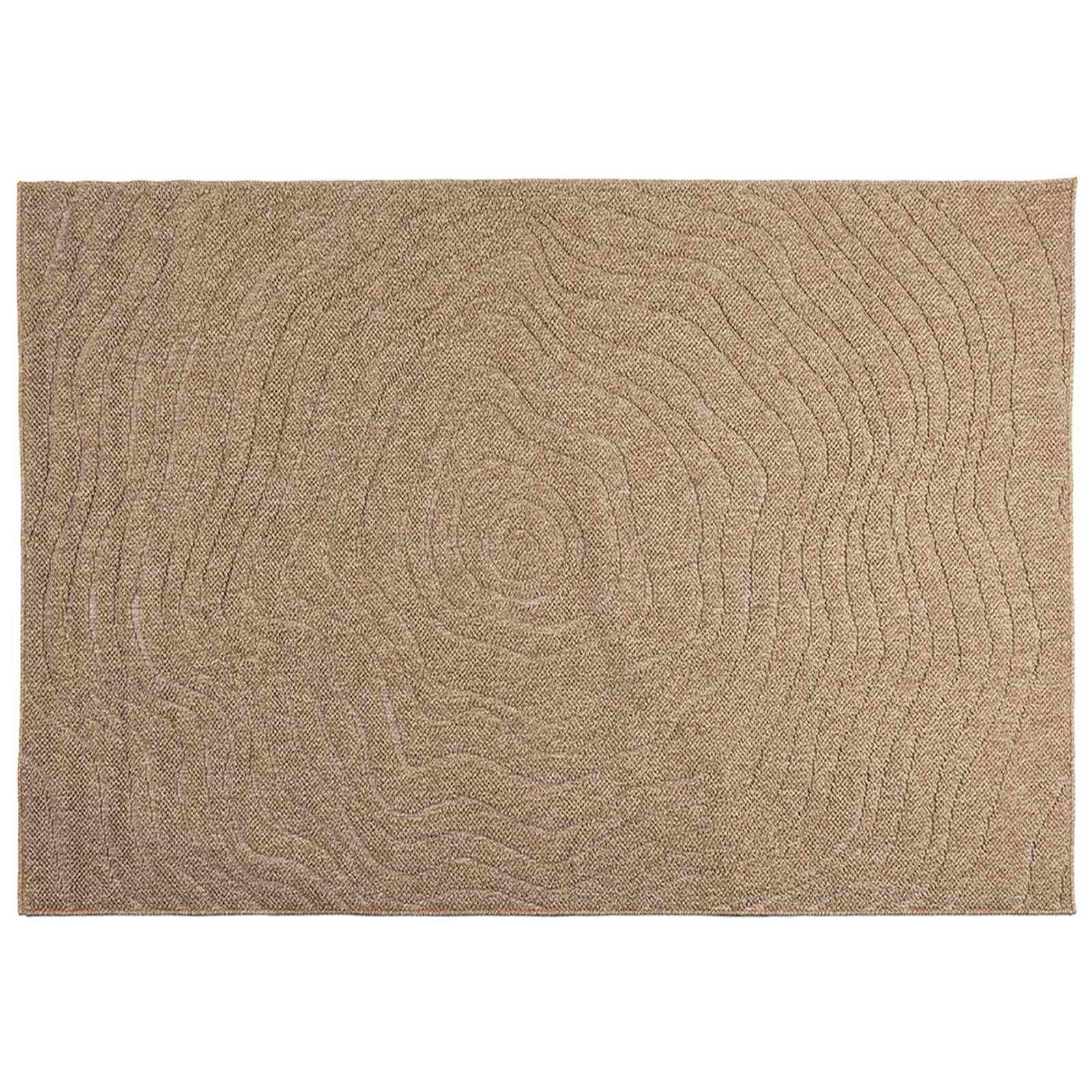 Dywany pokojowe Moiré AGIRA Naturalny 170 x 120 cm Poliester