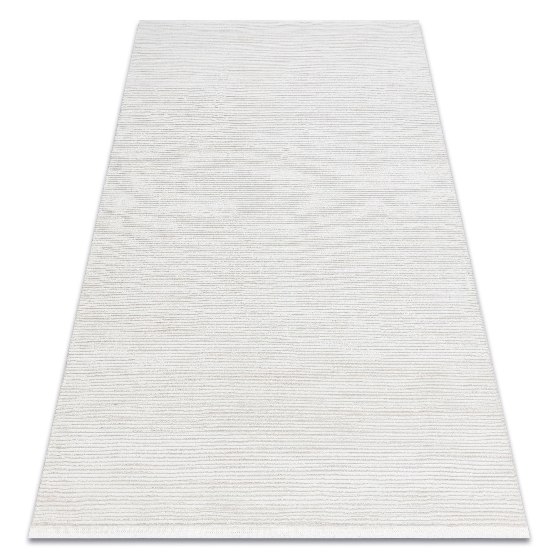 Dywan DUKE 51376 krem - Pasy, strukturalny, bardzo miękki, frędzle 180x270 cm