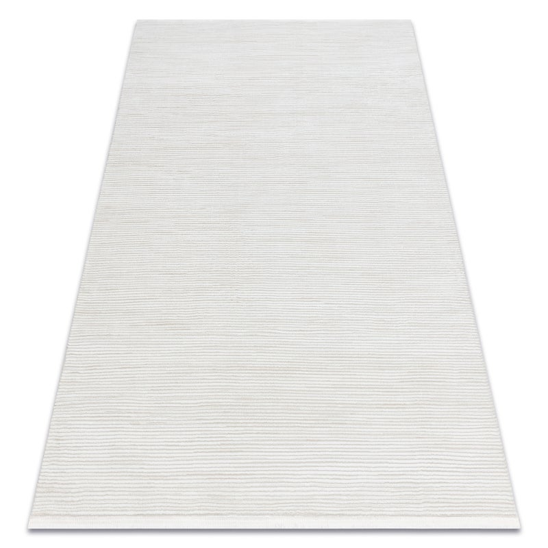 Dywan DUKE 51376 krem - Pasy, strukturalny, bardzo miękki, frędzle 200x290 cm