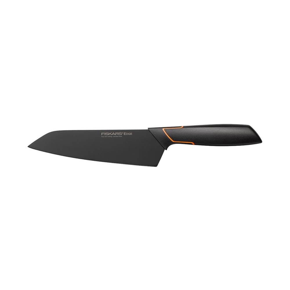 FISKARS EDGE Nóż kuchenny Santoku do krojenia mięsa filetowania ryb 17cm