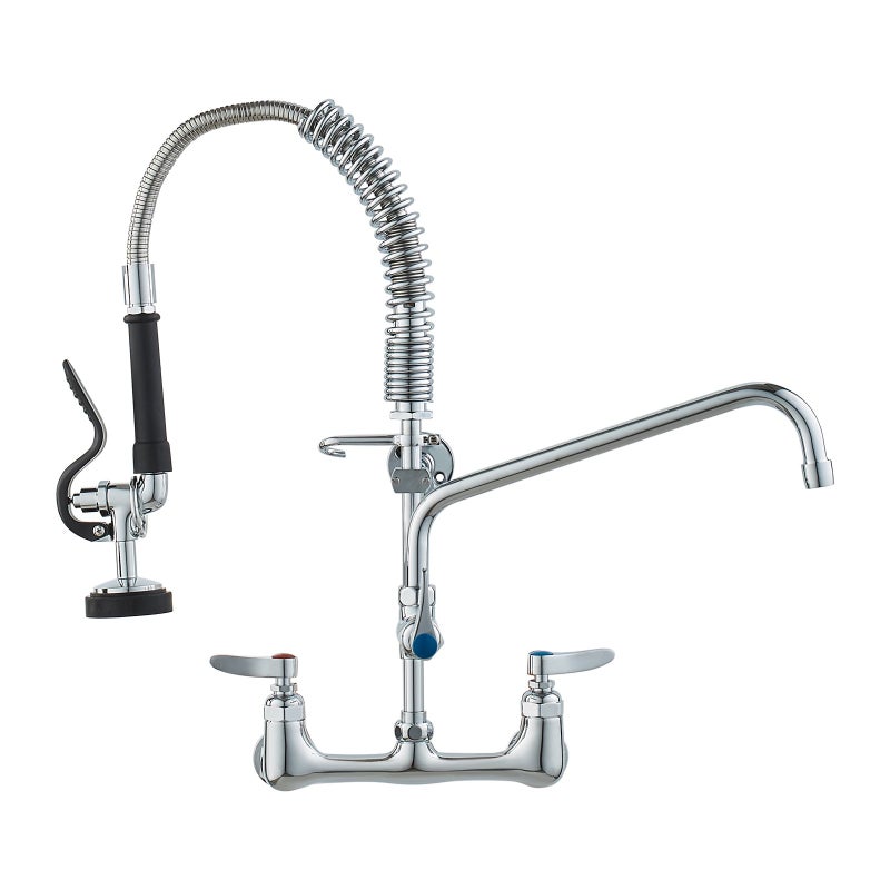 Komercyjna Bateria z Wylewką i Spryskiwaczem Pre-Rinse 530 mm