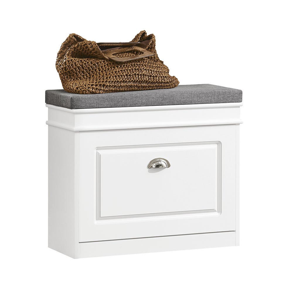 SoBuy Szafka na buty z siedziskiem Organizer do garderoby FSR82-K-W