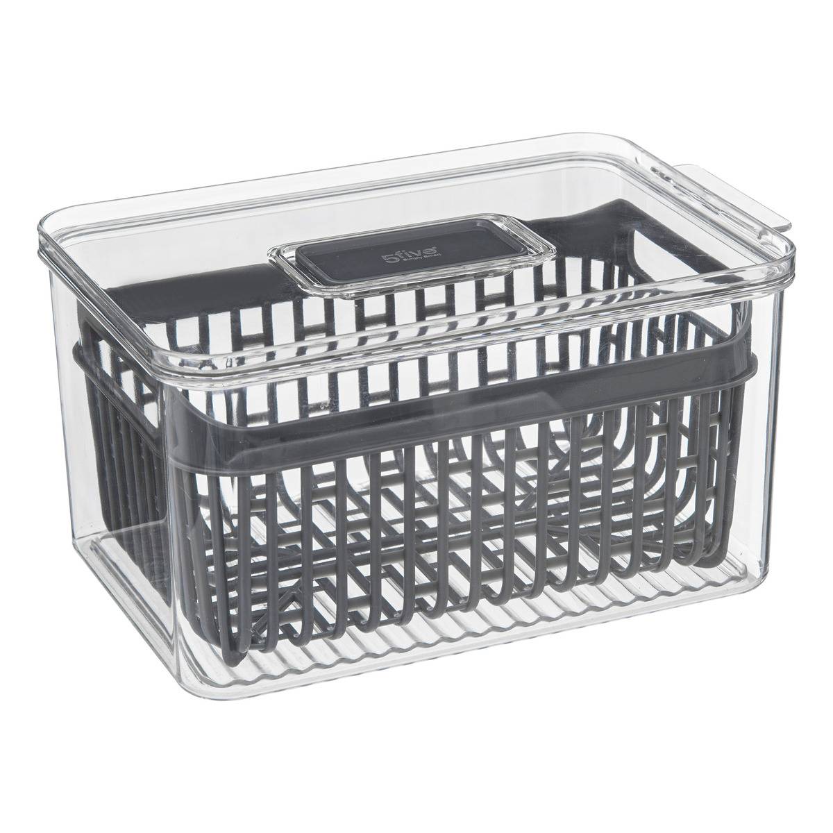 Organizer do lodówki z koszykiem Tidy 24x15,5 cm