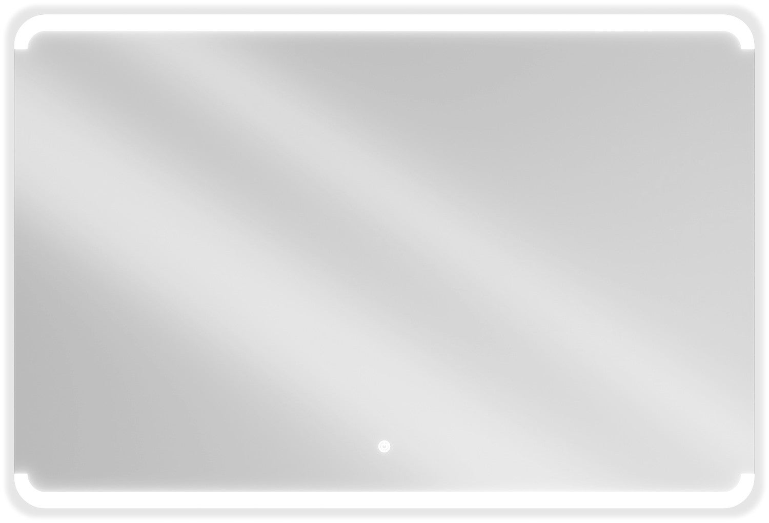 Mexen Nida lustro łazienkowe podświetlane 120 x 80 cm, LED 6000K, antypara - 9806-120-080-611-00