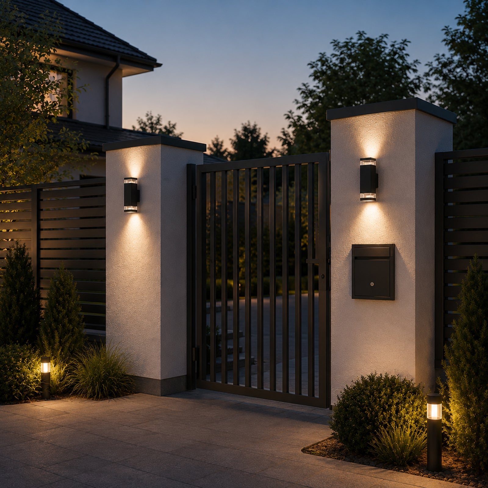Kiknkiet Zewnętrzny Ogrodowy Lumiled Zewnętrzna Kinkiet Elewacyjny 2x GU10 LED IP54 Lumiled 1 szt.