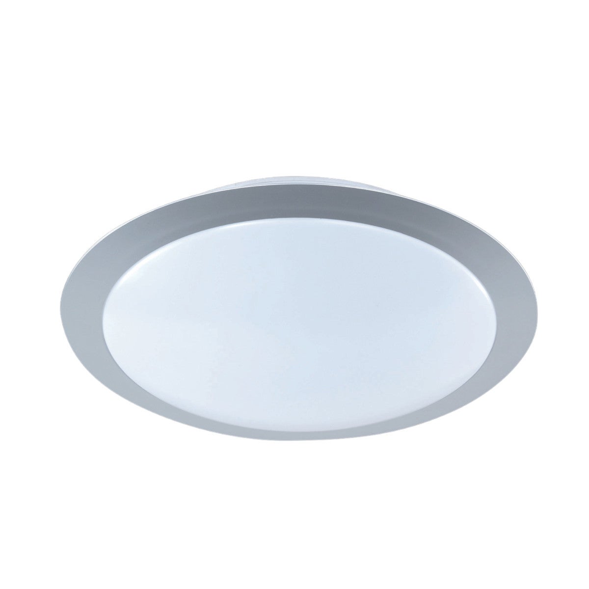 Plafon okrągły GONZALO LED 9W Ciepła biel 900 lm srebrno-biały wym:8x29x29cm IP20 Trio