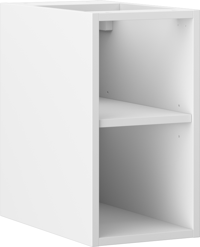 Mexen Box-A szafka otwarta z półką 25 cm, biała mat - 91AX2-0250-470-0-01
