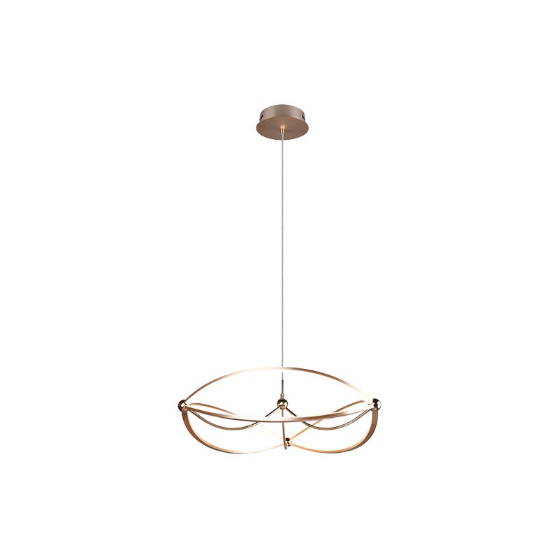 Lampa wisząca LED CHARIVARI złoty Trio 321210108