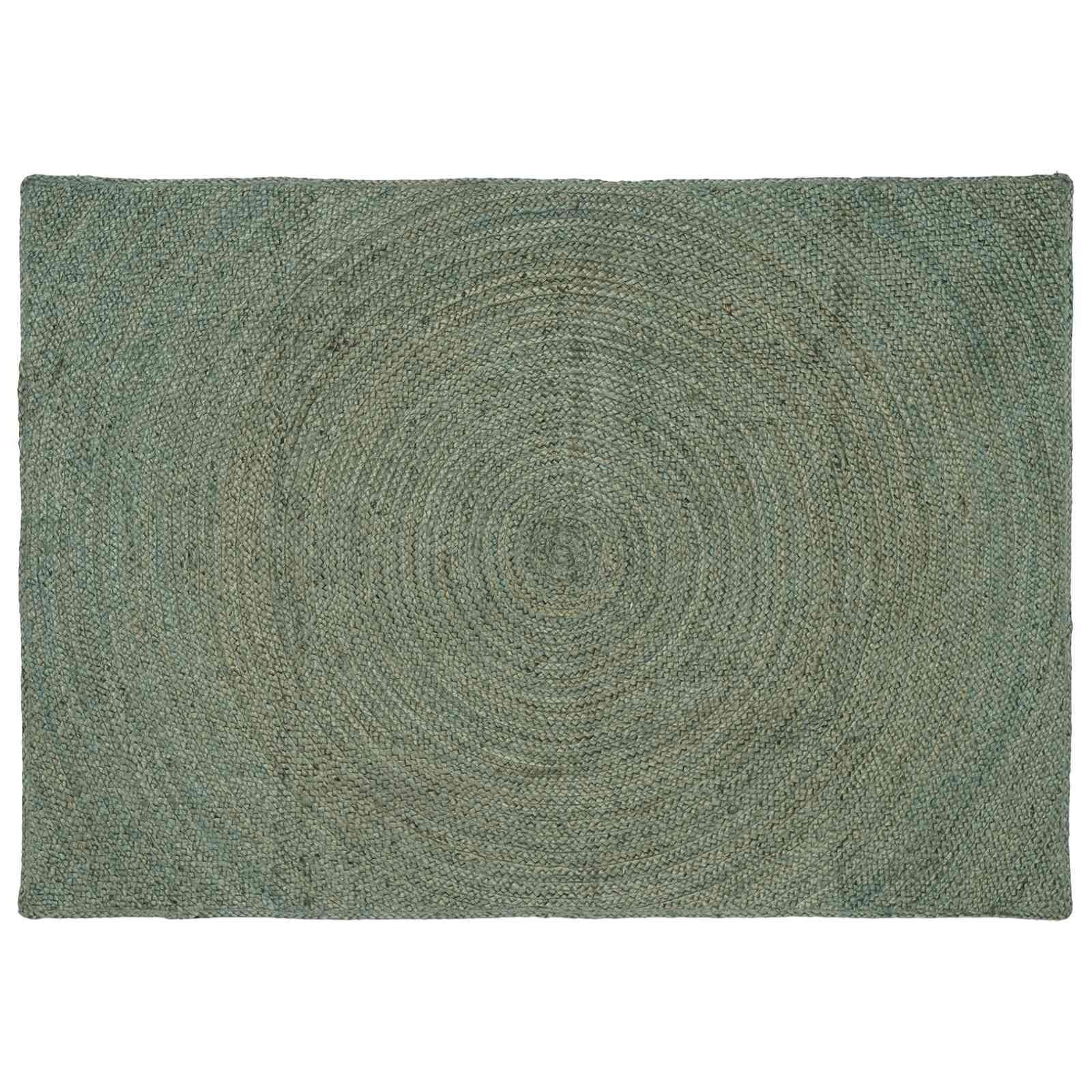 Dywany pokojowe Oliwkowy zielony 140 x 200 cm Juta vidaXL