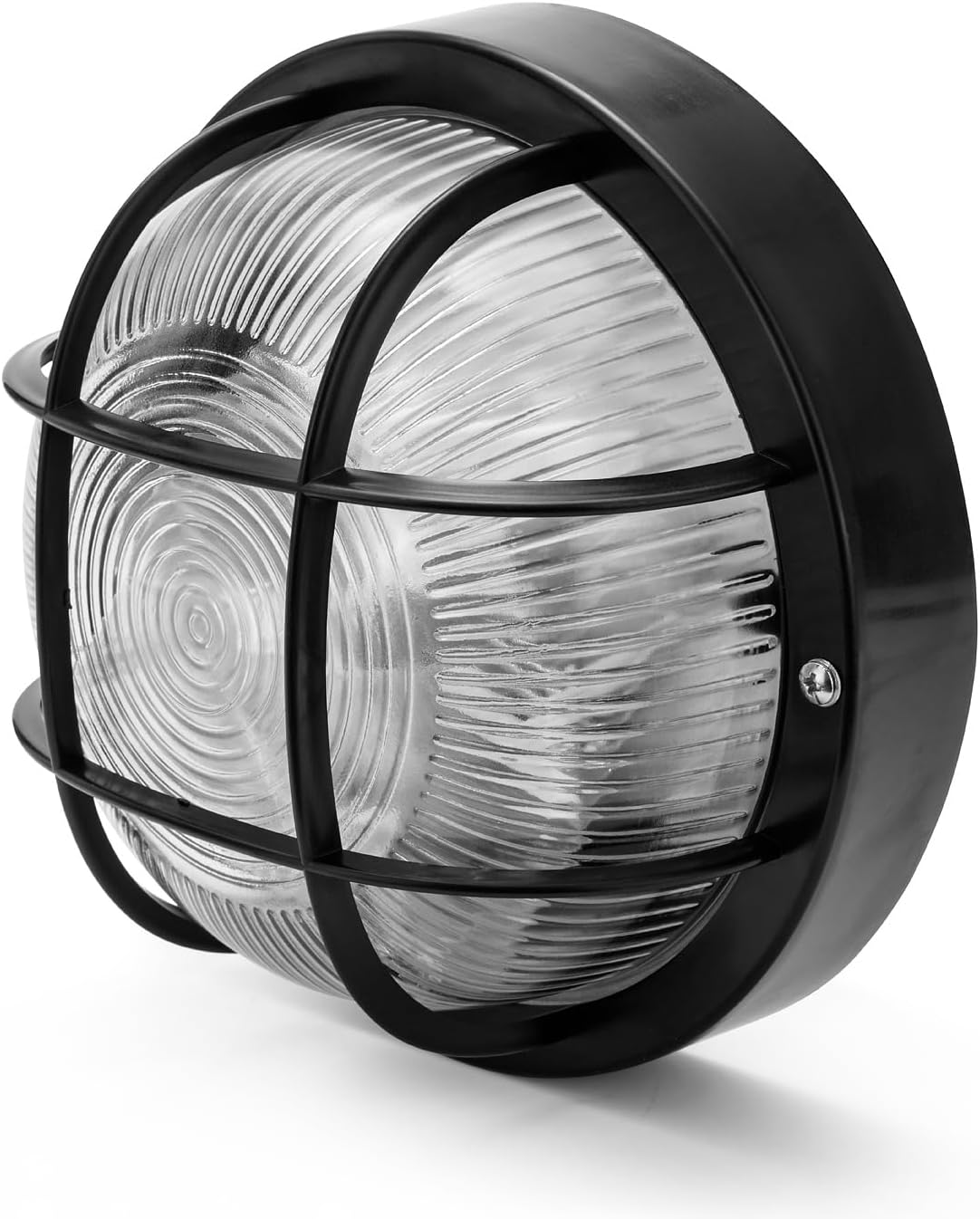 BUBBLE-N Okrągła lampa ścienna, E27, czarna