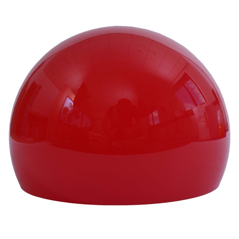 Klosz HWC-M34 do lamp łukowych i wiszących, klosz zamienny, Ø 40 cm, tworzywo sztuczne ~ czerwony
