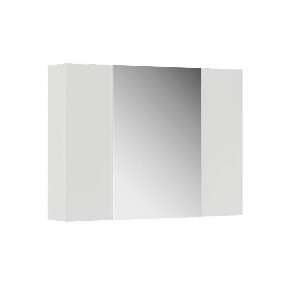 Vicco Szafka z lustrem w łazience Leopold, Biały, 80 x 59.2 cm z półkami