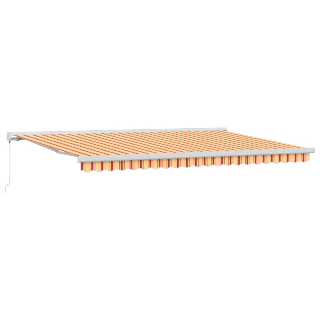 Markiza Tarasowa Wysuwana 500x300 cm Żółto-Pomarańczowa