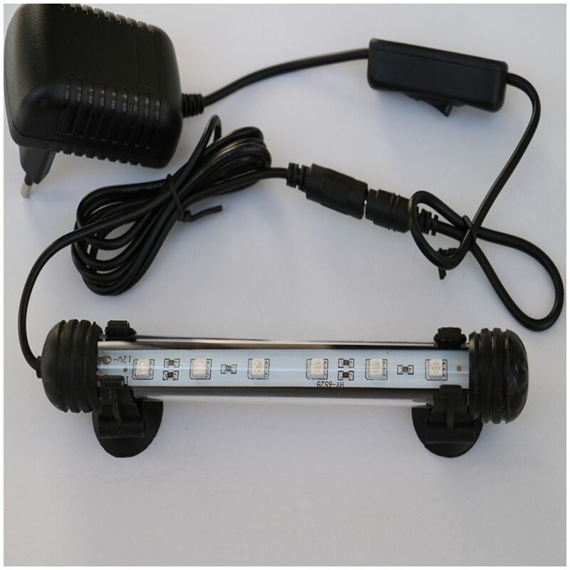 Lampa LED do akwarium oświetlenie LED do akwarium amfibijna lampa LED do akwarium światło do nurkowania energooszczędna lampa bezgłośna Biała