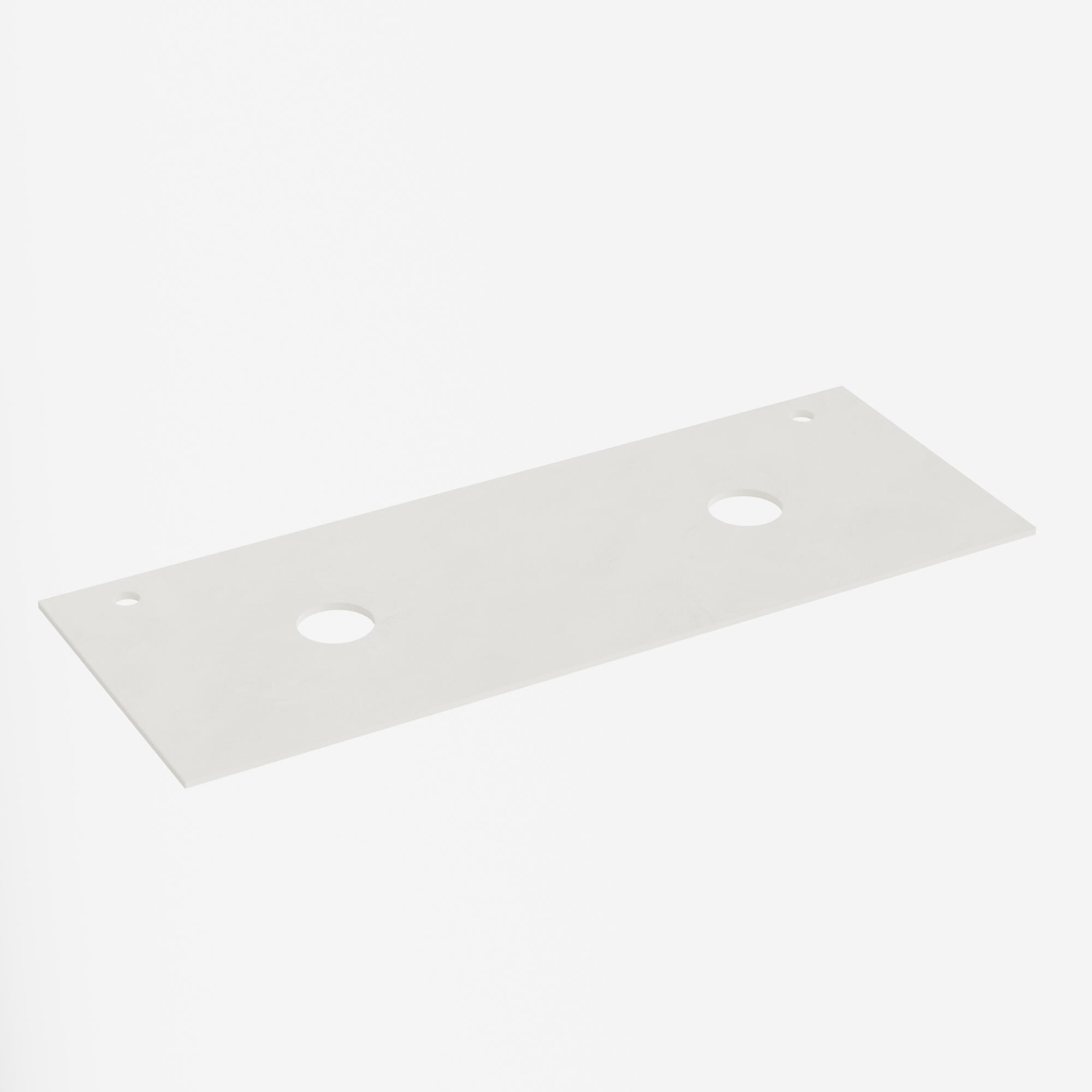 Blat umywalkowy Dekton złamana biel 121x46x1,2 cm