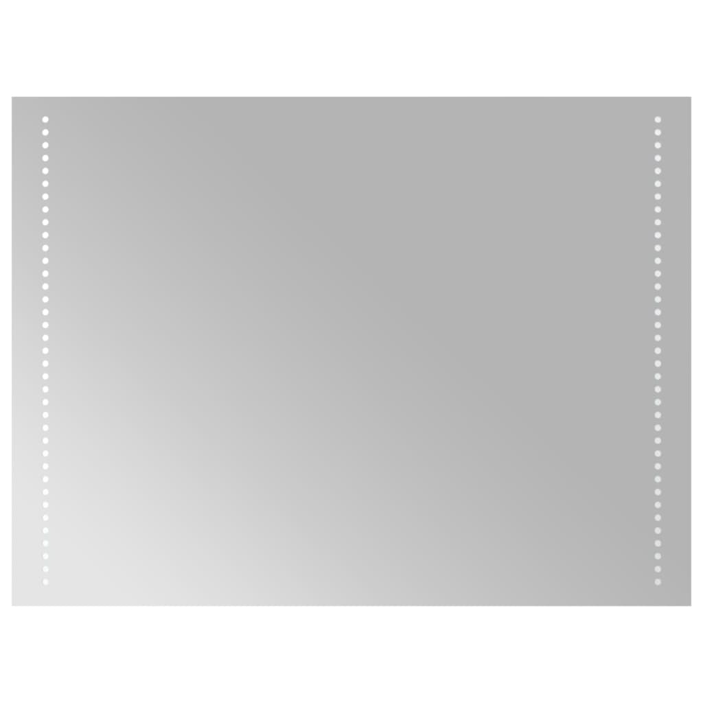Lustro Łazienkowe Ścienne 60x80 cm z LED 5 V IP65