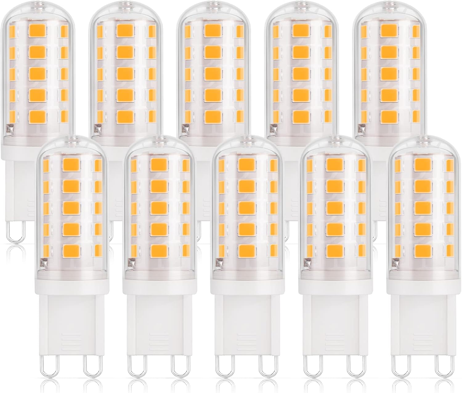 Żarówka LED G9 3W, odpowiednik 30W, ciepła biel 2700K, 410lm, opakowanie 10 szt.