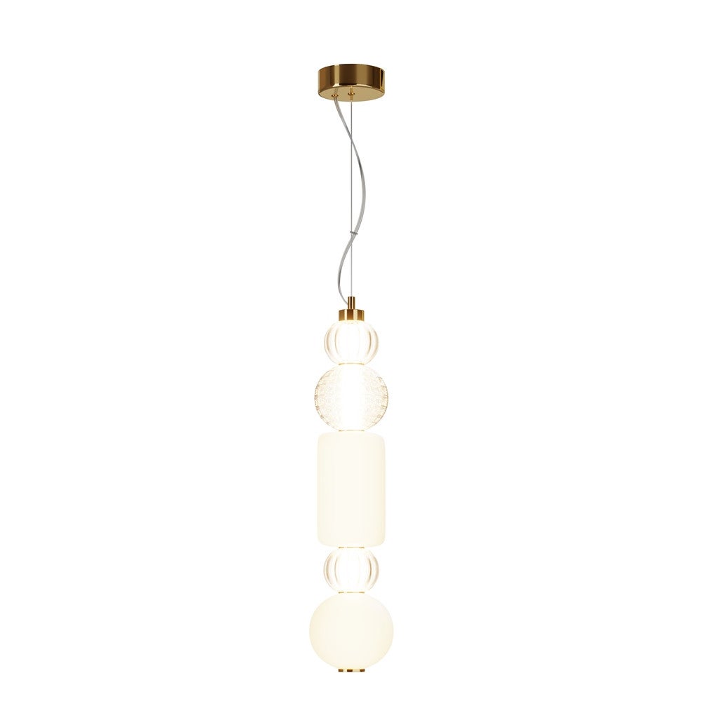 Lampa wisząca szklane kule Collar Maytoni P069PL-L35G3K1