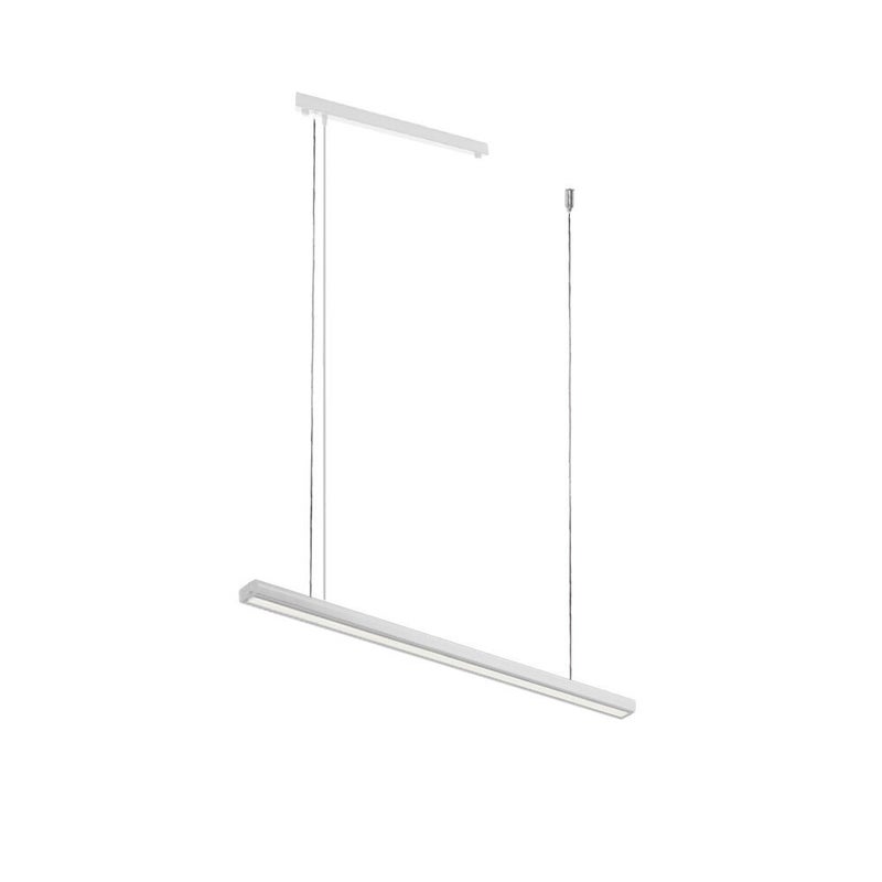 Lampa wisząca nowoczesna liniowa 90 cm biała neutralna barwa HIATE LED 18W Shilo