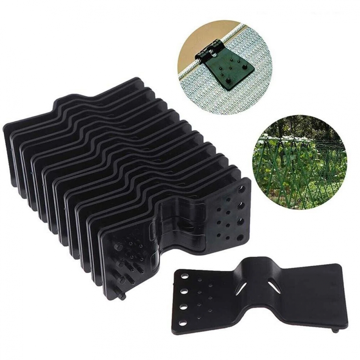 120 sztuk narzędzi ogrodowych Parasol Net Clip Motylkowy klips do szklarni Cień Tkanina Zacieniająca Siatka Klipsy do ogrodzenia Namiot zewnętrzny
