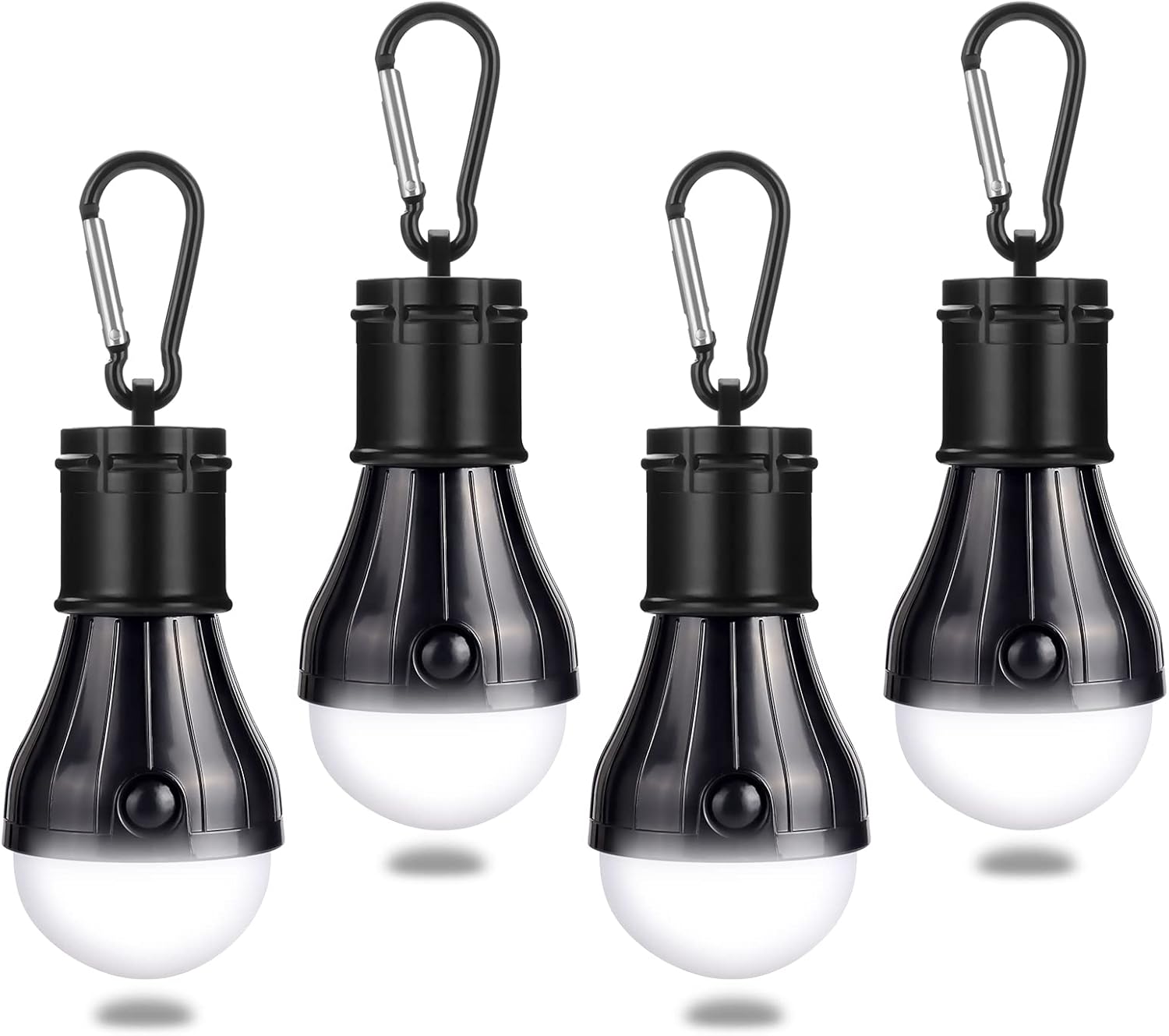 Latarka kempingowa, 4 x latarka kempingowa LED, wodoodporna, awaryjna lampa nocna, przenośna latarka na kemping i wędrówki