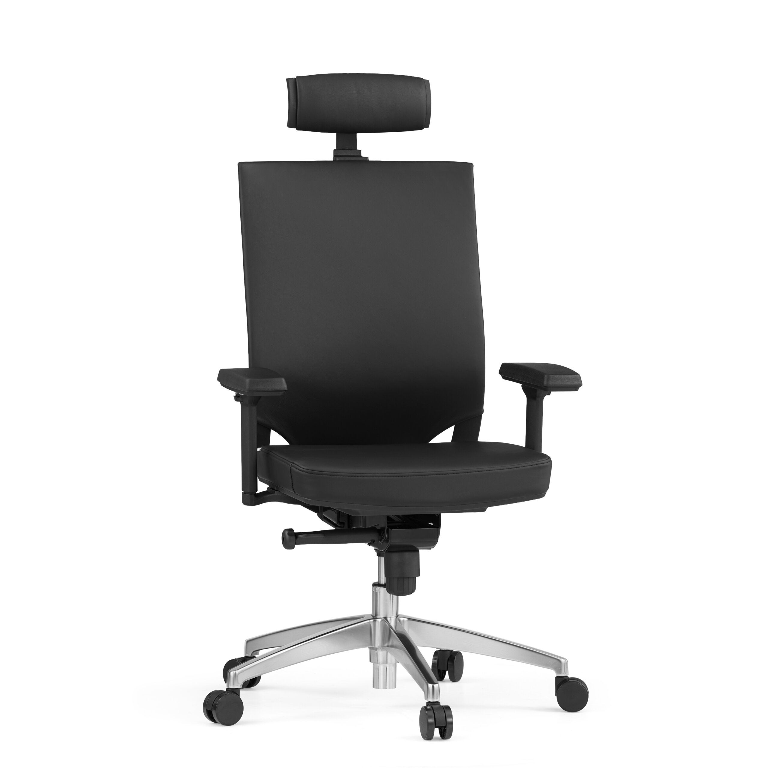 Krzesło biurowe / krzesło biurowe PORTO MAX HIGH skóra czarna hjh OFFICE