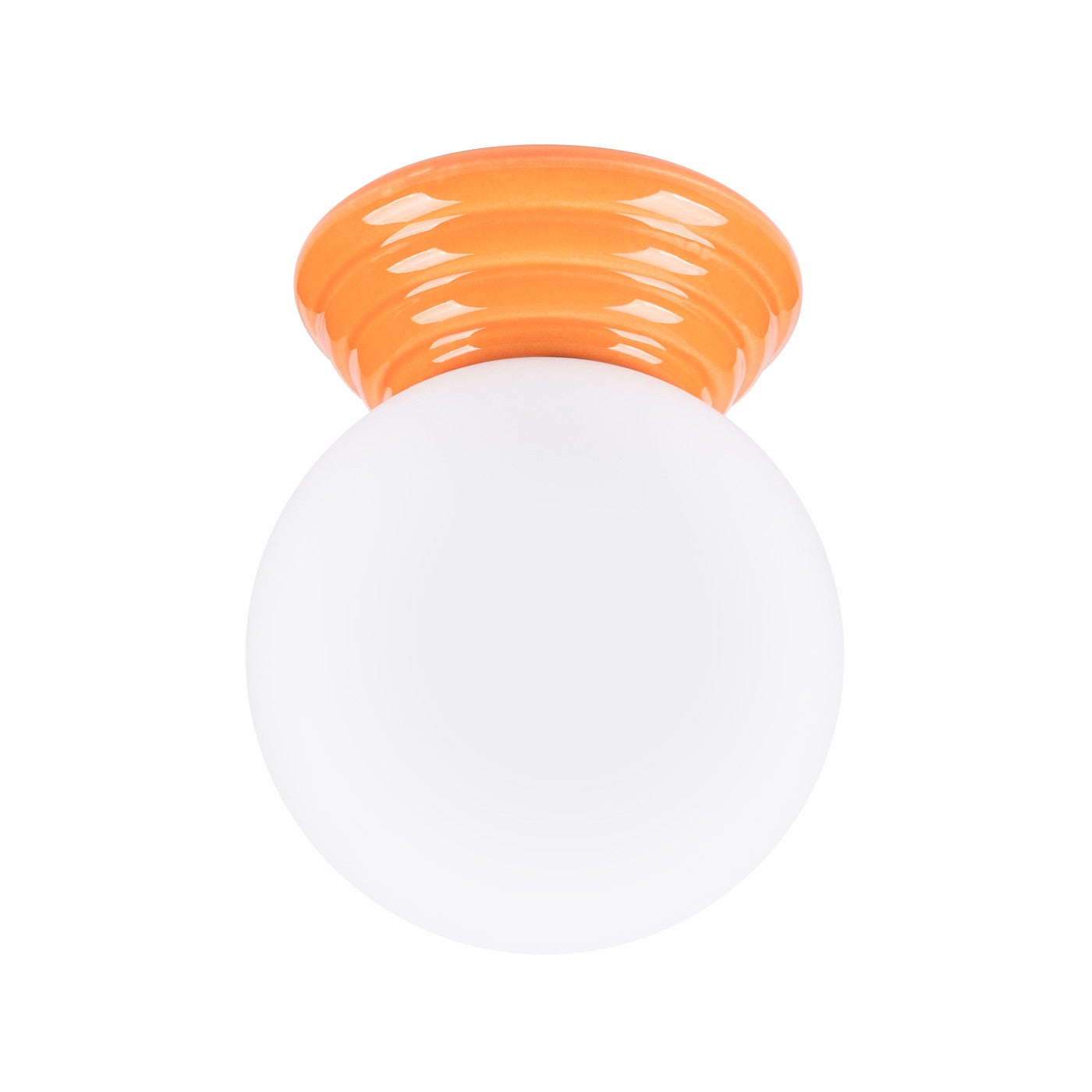 Plafon Sollux Lighting ZORI pomarańczowy IP44