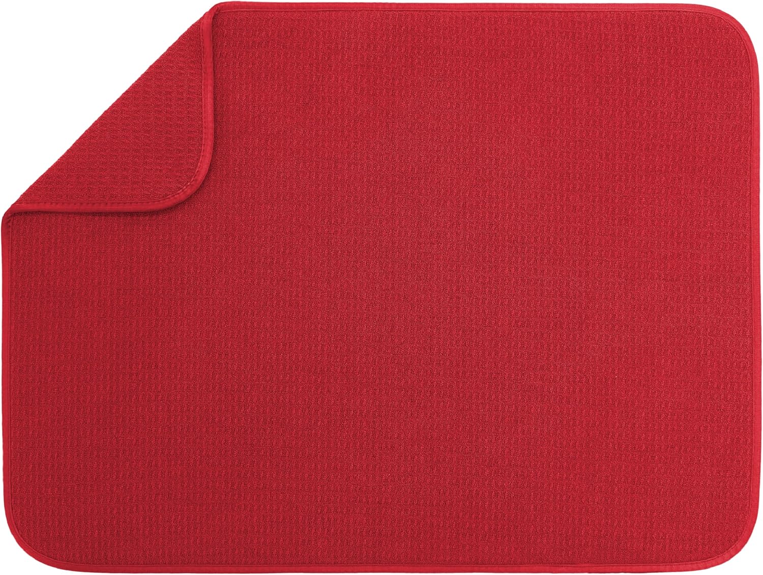 Mata chłonna z mikrofibry 30 x 40 cm – Ultrachłonna, szybkoschnąca – Można prać w pralce – Nadaje się do wszystkich przyborów kuchennych – Czerwona