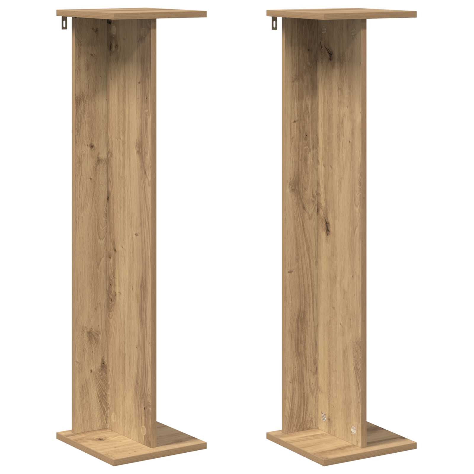 2x Stojak na Kwiaty Dąb Artisan do Salonu